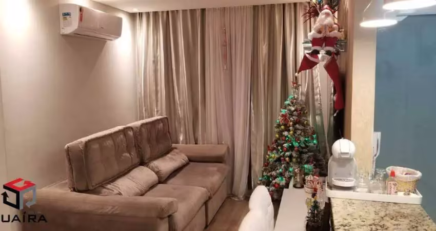 Apartamento de 59m² no condomínio stare no bairro campestre com 2 dormitórios, suíte, varanda gourmet