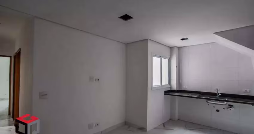 Cobertura à venda 2 quartos 1 suíte 1 vaga jardim utinga - santo andré - sp
