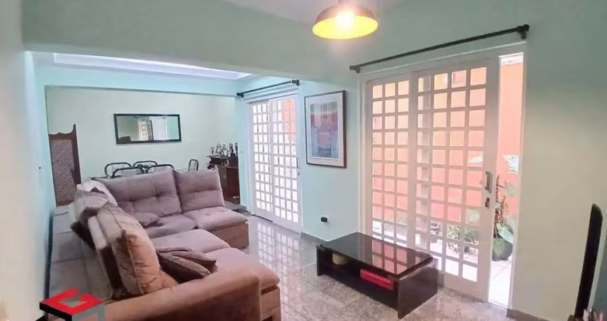 Sobrado para aluguel 4 quartos 2 suítes 6 vagas jardim bela vista - santo andré - sp