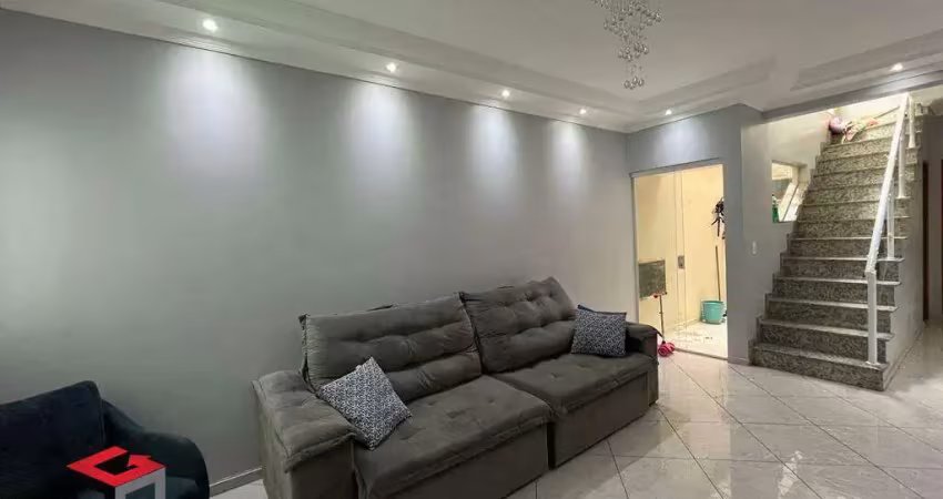 Sobrado à venda 3 quartos 1 suíte 2 vagas curuçá - santo andré - sp