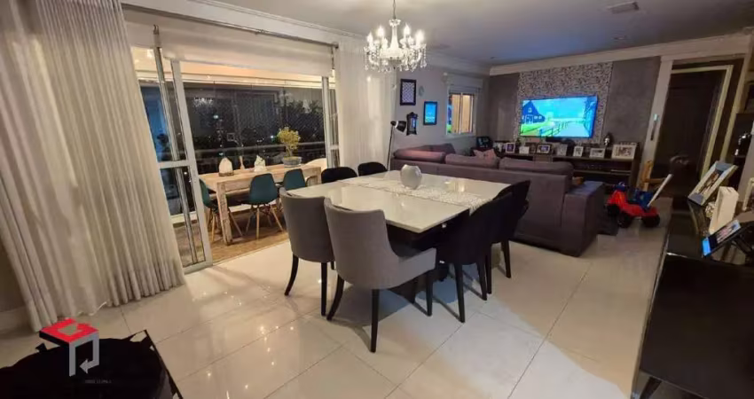 Excelente apartamento com 121 m² na rua jaguari, 381 - bosque da saúde/sp