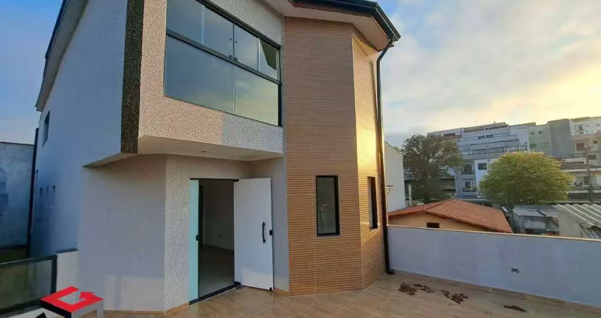Sobrado à venda 3 quartos 2 suítes 2 vagas novo oratório - santo andré - sp