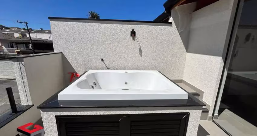 Sobrado novo, 2 dormitórios, 2 suítes, cobertura com jacuzzi