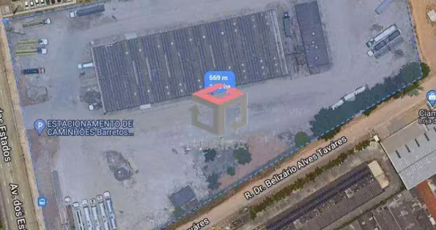 Terreno à venda na Avenida dos Estados, 1211, Vila Metalúrgica, Santo André
