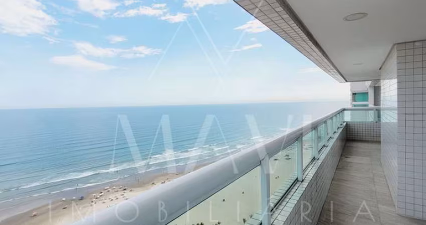 Apartamento 4 Dormitórios vista mar Alto Padrão em Guilhermina, Praia Grande/SP