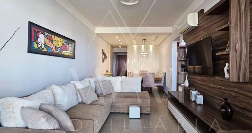 Apartamento 2 dormitórios com vista mar mobiliado Alto Padrão em Tupi, Praia Grande/SP