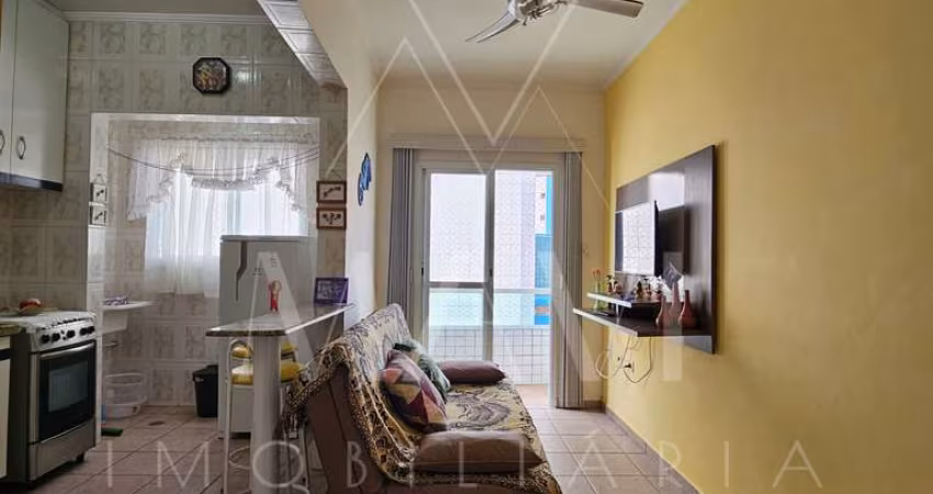 Apartamento 1 Dormitório mobiliado para venda em Mirim, Praia Grande/SP
