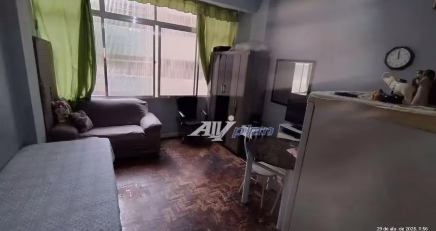 Kitnet com 1 dormitório à venda, 24 m² por R$ 240.000 - Pompéia - Santos/SP