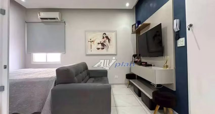 Kitnet com 1 dormitório à venda, 29 m² por R$ 330.000 - Gonzaga - Santos/SP