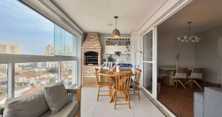 Apartamento com 3 dormitórios à venda, 115 m² por R$ 1.200.000,00 - Ponta da Praia - Santos/SP
