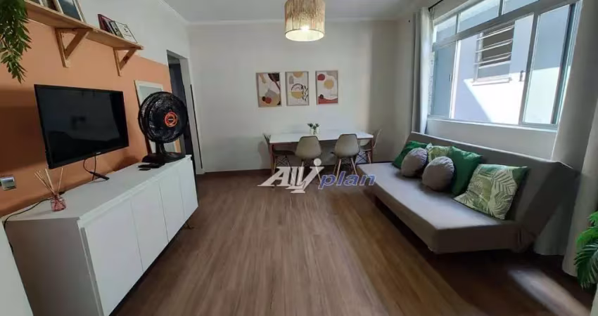 Apartamento com 2 dormitórios à venda, 75 m² por R$ 450.000 - Encruzilhada - Santos/SP
