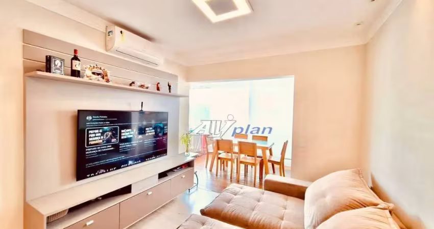Apartamento com 3 dormitórios para alugar, 88 m² por r$ 9.000,00/mês - campo grande - santos/sp