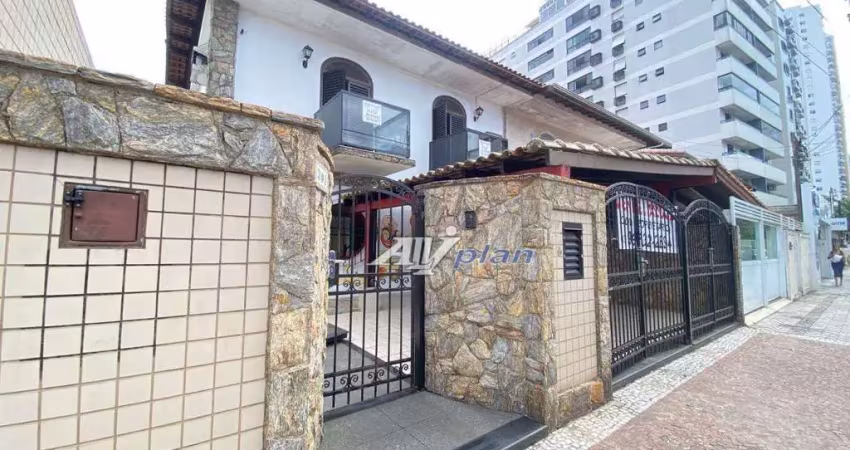 Casa para alugar, 285 m² por r$ 12.000/mês - ponta da praia - santos/sp