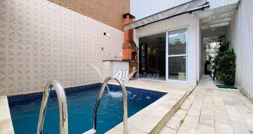 Casa à venda, 160 m² por r$ 1.330.000 - campo grande - santos/sp