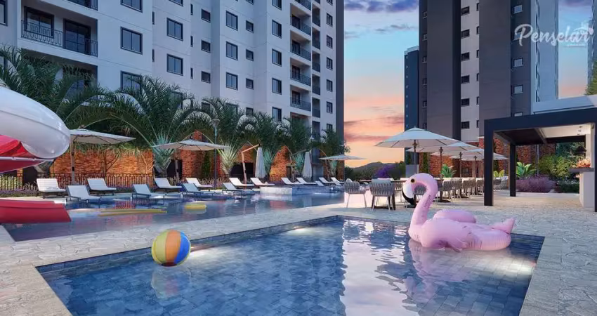 Indaiatuba - apartamento na planta 2 dormitórios suíte