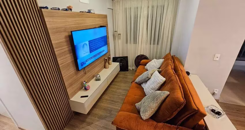 Santo andré - motiró assunção : apartamento a venda 73m² e 2 vagas : mobiliado
