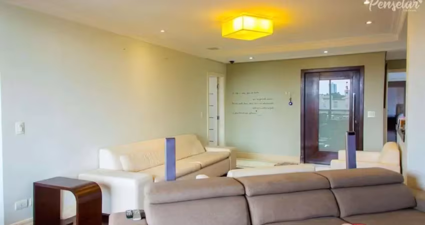 Santo andré - vila gilda: apartamento a venda 248m² 3 vagas mobiliado e decorado