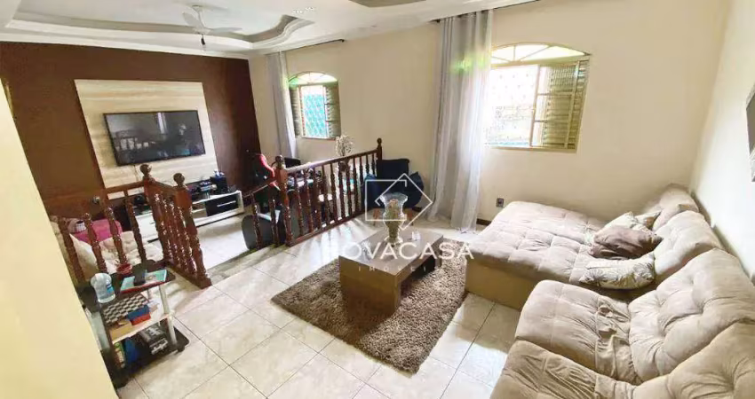 Casa com 6 dormitórios à venda, 337 m² por r$ 900.000,00 - tupi b - belo horizonte/mg