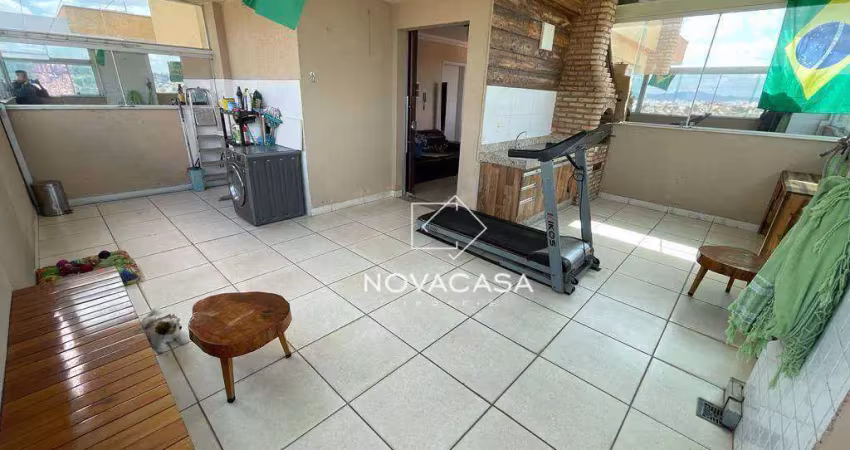 Cobertura à venda, 111 m² por r$ 490.000,00 - piratininga (venda nova) - belo horizonte/mg