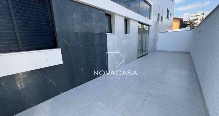 Apartamento Garden com 3 dormitórios à venda, 148 m² por R$ 780.000,00 - Planalto - Belo Horizonte/MG
