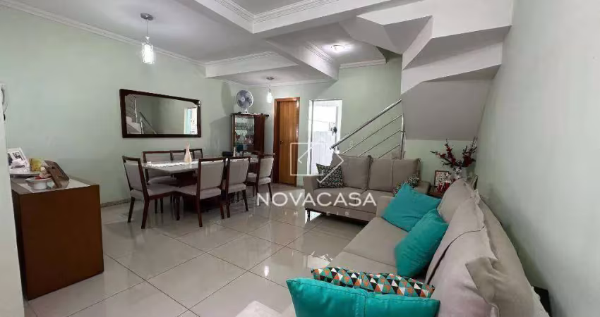 Casa com 3 dormitórios à venda, 90 m² por r$ 650.000,00 - heliópolis - belo horizonte/mg