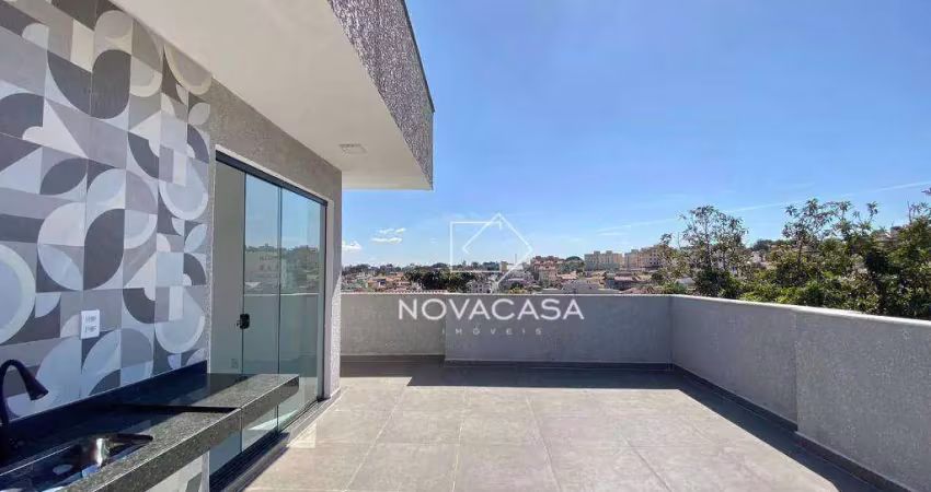 Cobertura com 3 dormitórios à venda, 152 m² por r$ 629.800,00 - santa mônica - belo horizonte/mg