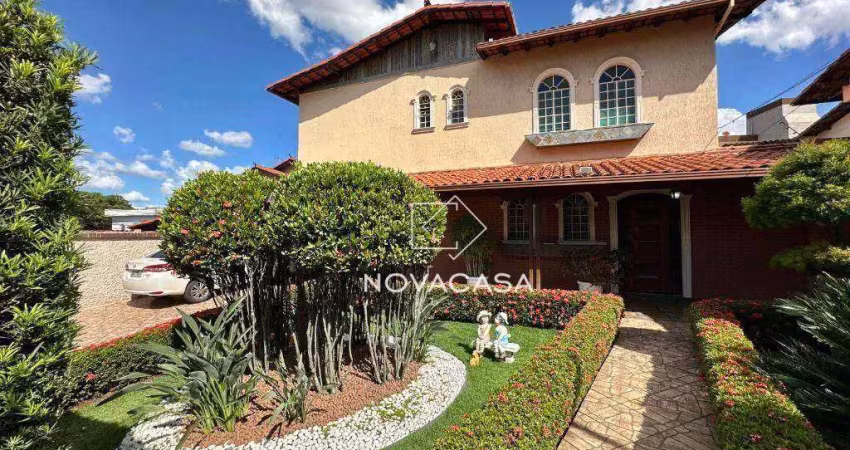 Casa com 4 dormitórios à venda, 340 m² por r$ 1.200.000,00 - planalto - belo horizonte/mg