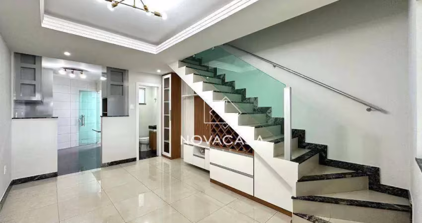 Casa com 2 dormitórios à venda, 55 m² por r$ 449.000,00 - santa amélia - belo horizonte/mg