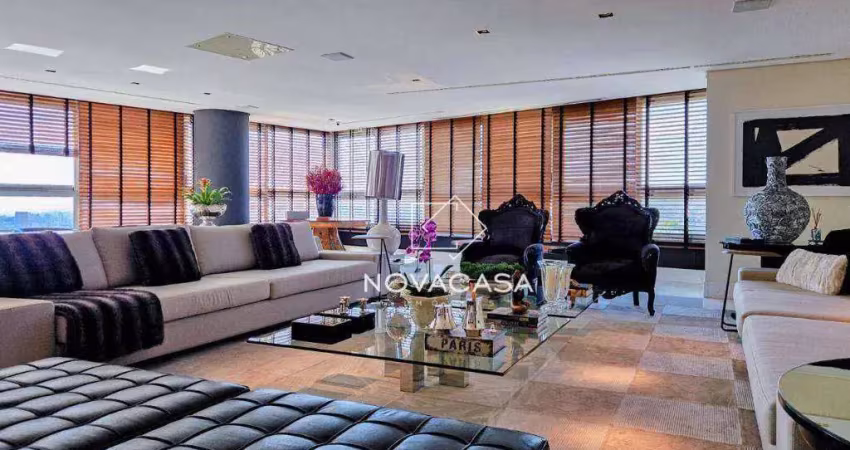Apartamento com 4 dormitórios à venda, 593 m² por r$ 10.800.000 - gutierrez - belo horizonte/mg