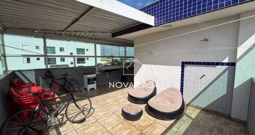 Cobertura com 2 dormitórios à venda, 140 m² por r$ 570.000,00 - heliopolis - belo horizonte/mg