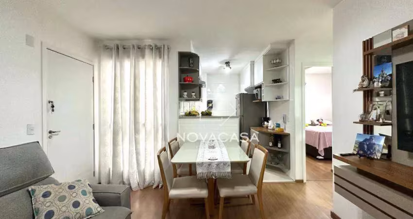Apartamento com 2 dormitórios à venda, 50 m² por r$ 270.000,00 - santa branca - belo horizonte/mg