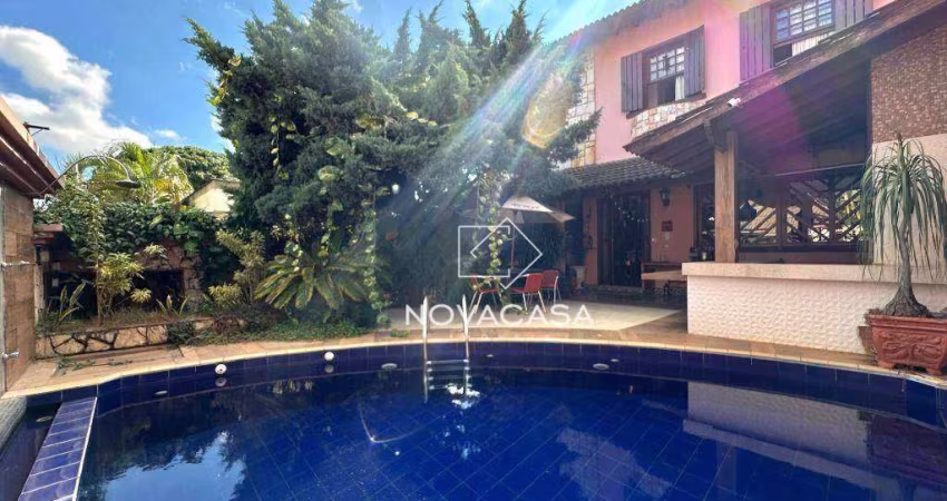 Casa com 4 dormitórios à venda, 570 m² por R$ 2.000.000,00 - Planalto - Belo Horizonte/MG