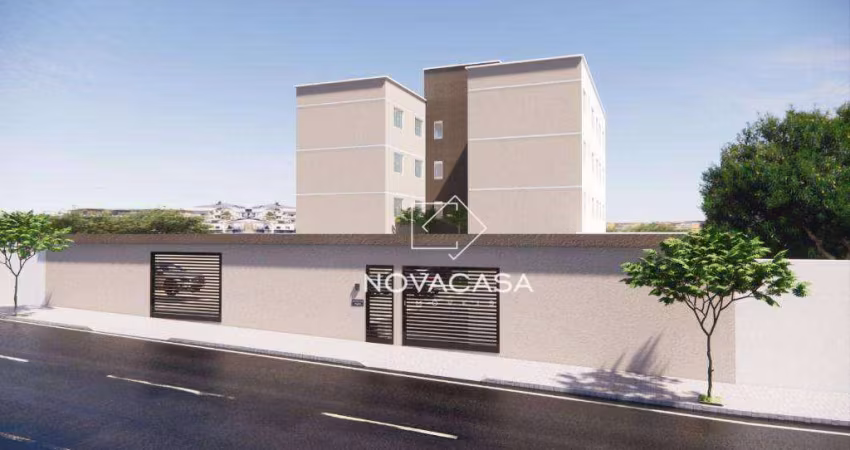 Apartamento com 3 dormitórios à venda, 48 m² por R$ 199.000 - Porto Seguro - Ribeirão das Neves/MG