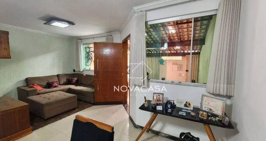 Casa com 3 dormitórios à venda, 137 m² por r$ 775.000,00 - planalto - belo horizonte/mg