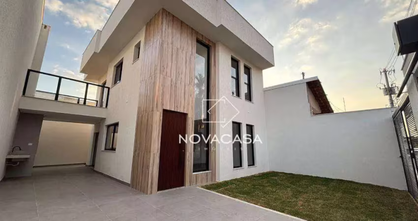 Casa com 3 dormitórios à venda, 124 m² por r$ 1.390.000,00 - planalto - belo horizonte/mg