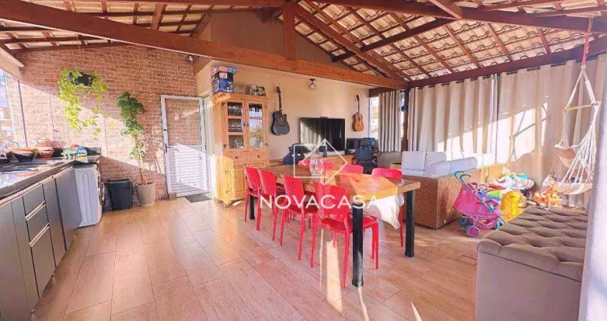 Cobertura à venda, 110 m² por r$ 700.000,00 - floramar - belo horizonte/mg