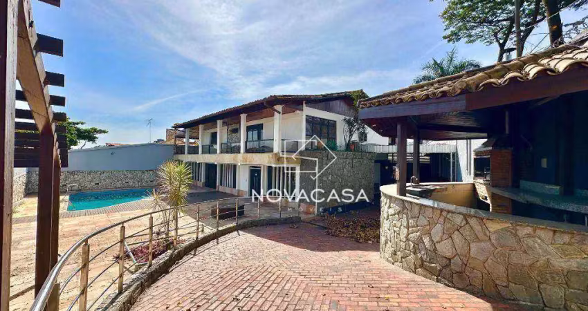 Casa com 5 dormitórios à venda, 474 m² por r$ 2.000.000,00 - santa branca - belo horizonte/mg