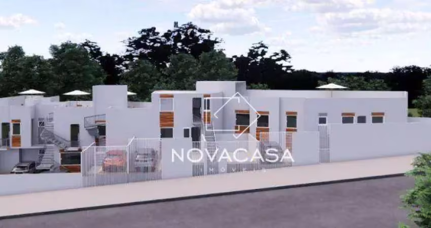 Cobertura com 2 dormitórios à venda, 47 m² por r$ 275.000 - jardim de alá justinópolis - ribeirão das neves/mg