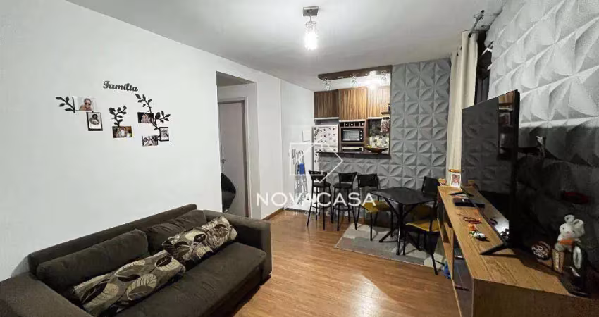 Apartamento com 2 dormitórios à venda, 45 m² por r$ 235.000 - frei leopoldo - belo horizonte/mg