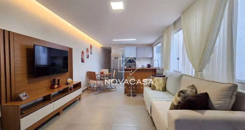 Casa com 3 dormitórios à venda, 130 m² por r$ 520.000,00 - letícia - belo horizonte/mg
