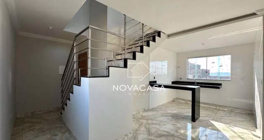 Cobertura com 3 dormitórios à venda, 95 m² por r$ 390.000,00 - piratininga (venda nova) - belo horizonte/mg