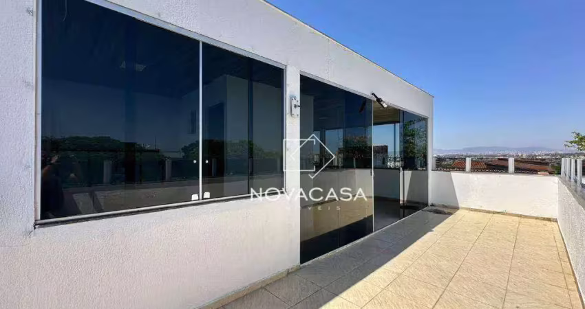 Cobertura com 3 dormitórios à venda, 105 m² por r$ 425.000,00 - santa mônica - belo horizonte/mg