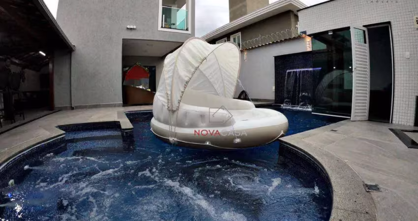 Casa com 3 dormitórios à venda, 214 m² por r$ 2.250.000,00 - jardim atlântico - belo horizonte/mg