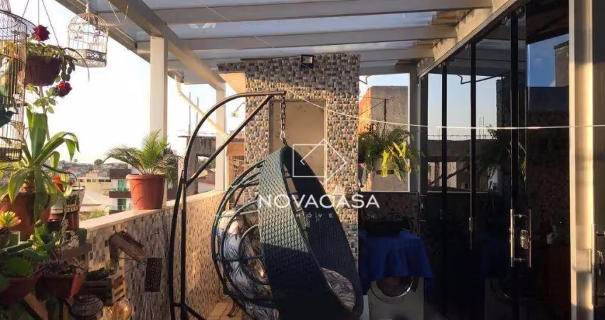 Cobertura com 4 dormitórios à venda, 140 m² por r$ 520.000,00 - copacabana - belo horizonte/mg