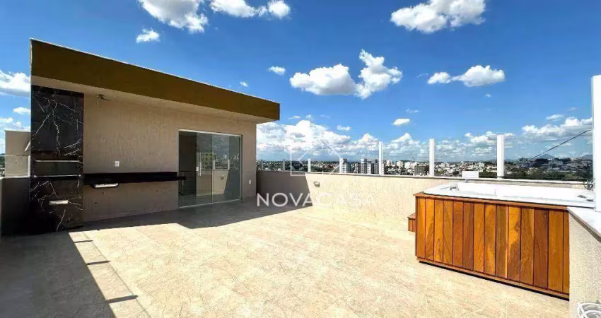 Cobertura com 3 dormitórios à venda, 154 m² por r$ 989.000,00 - santa branca - belo horizonte/mg