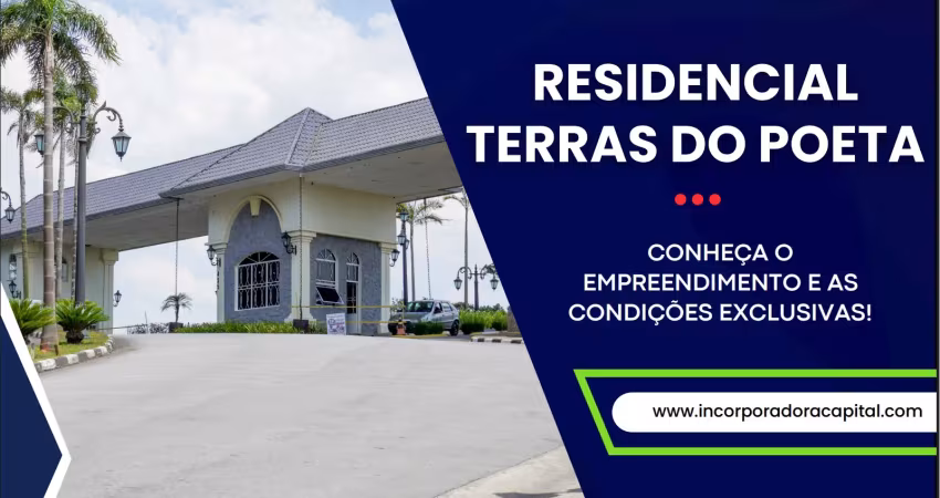 Residencial terras do poeta, fica há 5 minutos do centro de ribeirão pires, parcelamento direto com a incorporadora