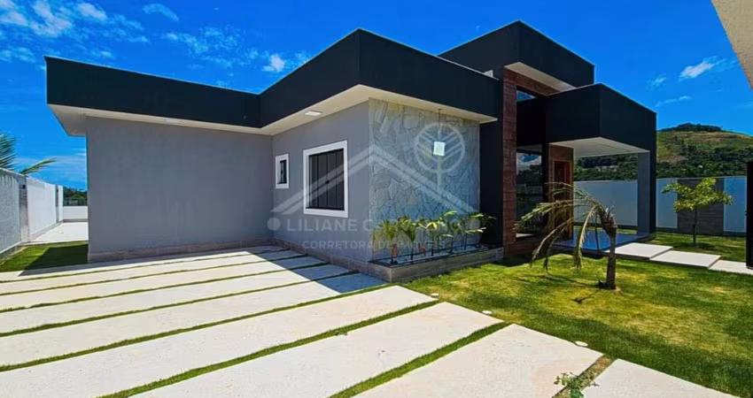 Casa para Venda em Maricá, Cajueiros (Itaipuaçu), 3 dormitórios, 1 suíte, 2 banheiros, 2 vagas