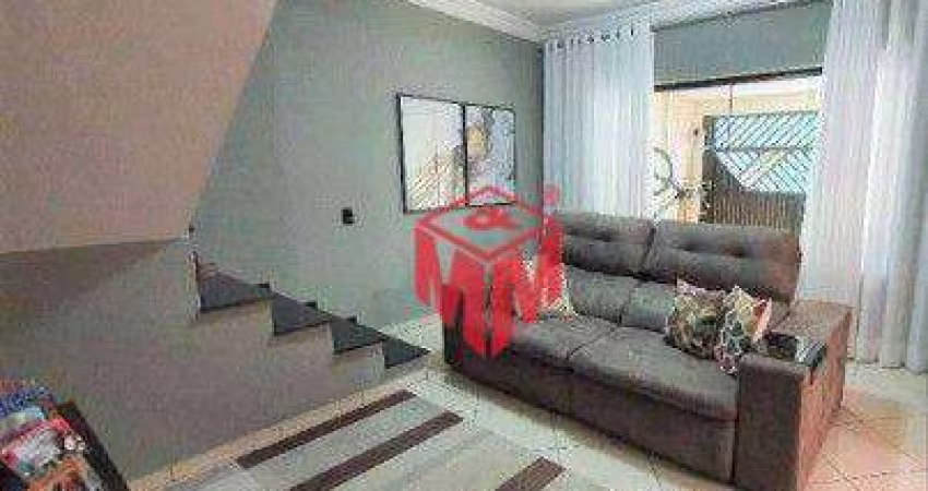 Sobrado com 3 dormitórios à venda, 134 m² por R$ 695.000,00 - Planalto - São Bernardo do Campo/SP