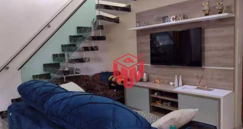 Cobertura com 3 dormitórios à venda, 266 m² por r$ 1.385.000,00 - centro - são bernardo do campo/sp