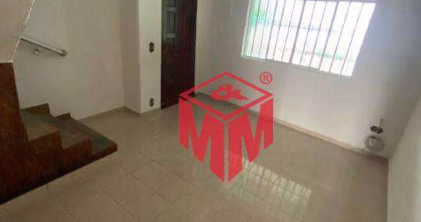 Sobrado com 3 dormitórios à venda, 153 m² por R$ 430.000,00 - Jardim Alzira Franco - Santo André/SP